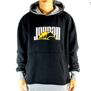 Nike air jordan size medium sport DNA fleece hoodie sweatshirt